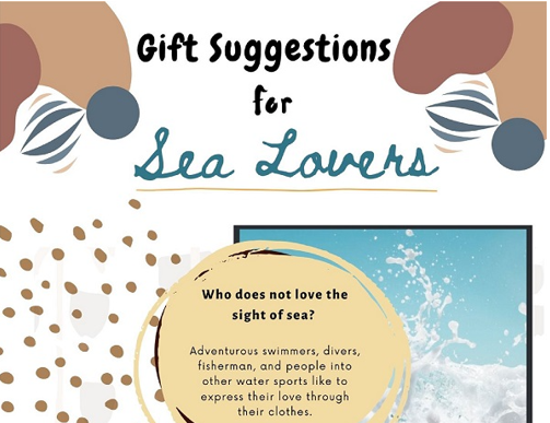 Gift suggestions for Sea Lovers