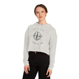 Compass - Cropped Hooded Sweatshirt